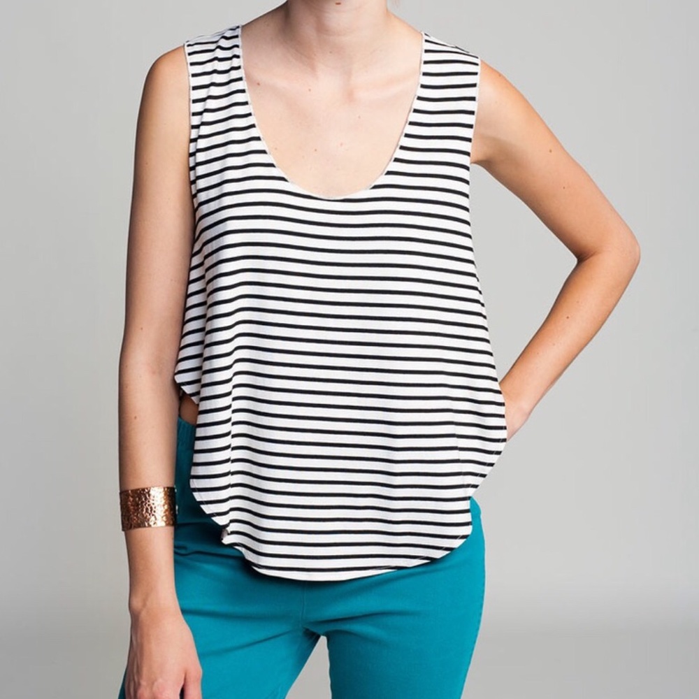 OTIS & MACLAIN Striped Tank Top Small